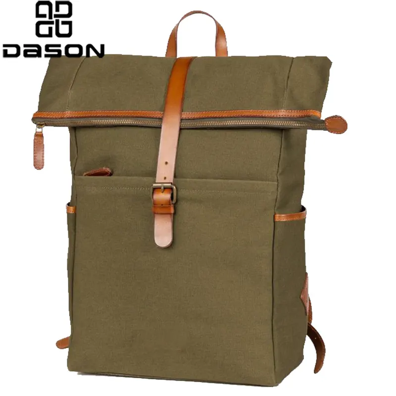Canvas Rolltop Backpack