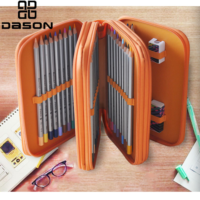 Triple Pencil Case