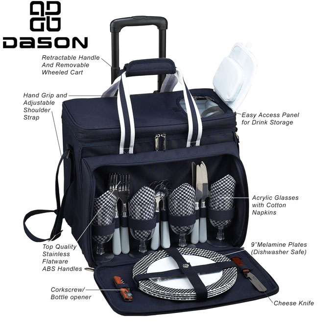 Rolling Picnic Cooler
