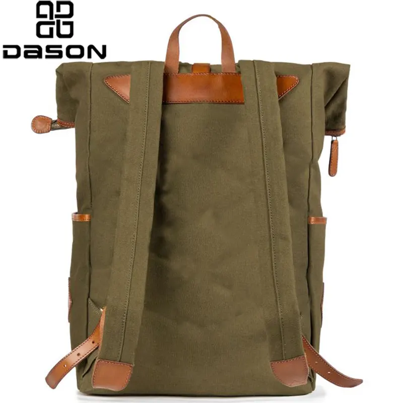 Canvas Rolltop Backpack