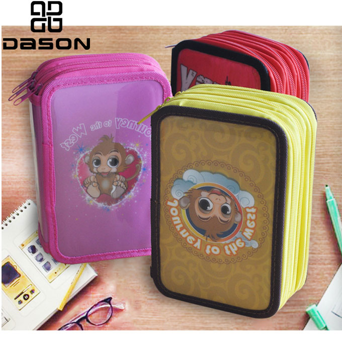 Triple Pencil Case